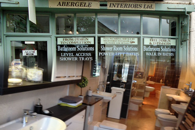 Abergele Interiors shop front and inside